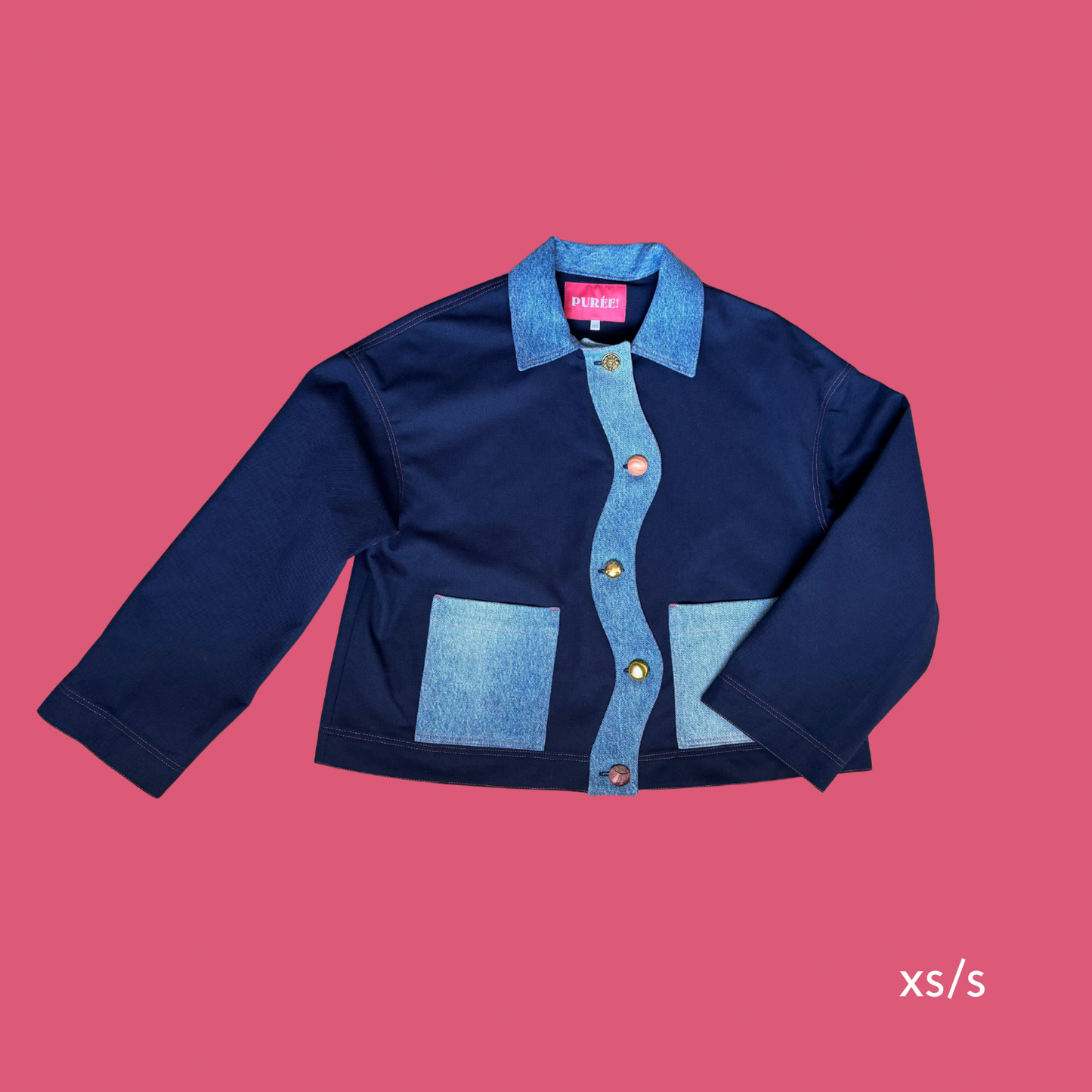Veste Vague xs/s rose
