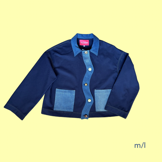 Veste Vague m/l jaune