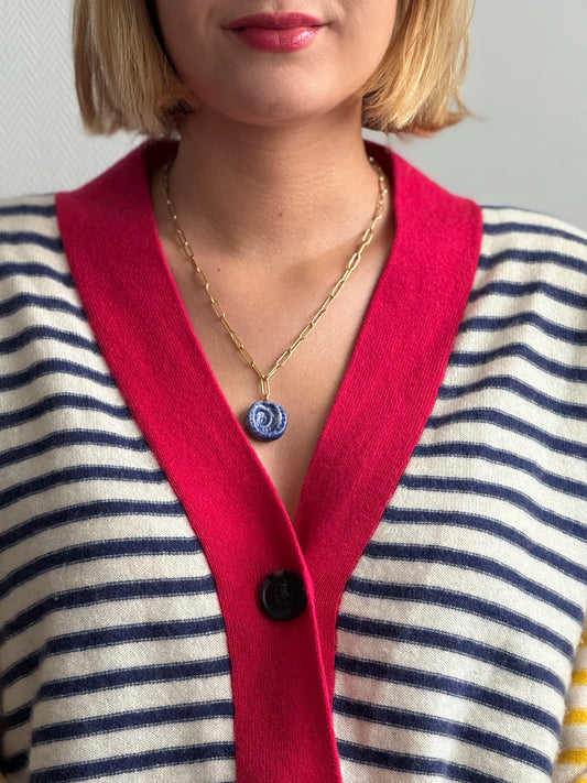 Collier Empreinte Marine #7 (46cm)