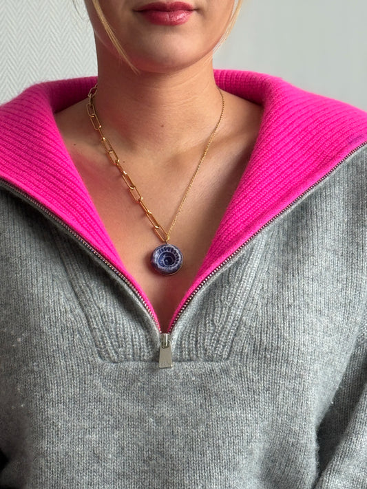 Collier Empreinte Marine #3 (48cm)